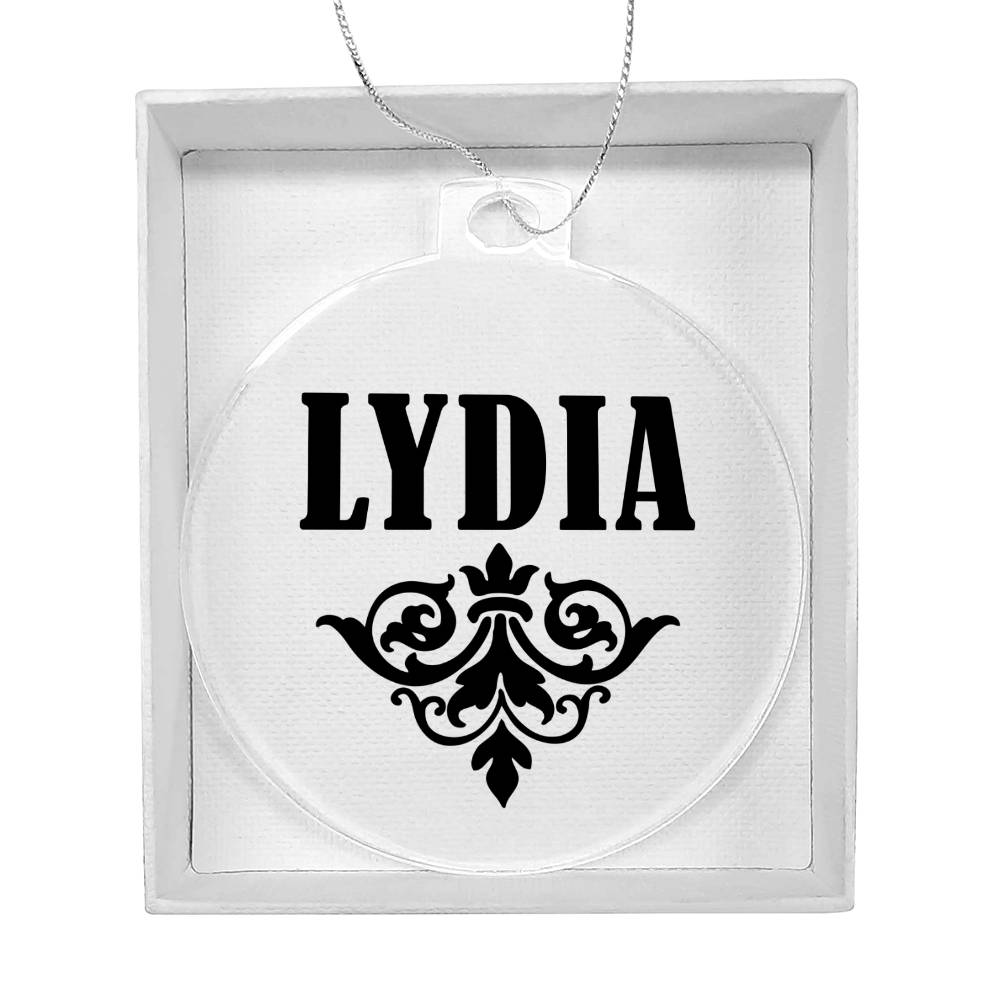Lydia v01 - Acrylic Ornament