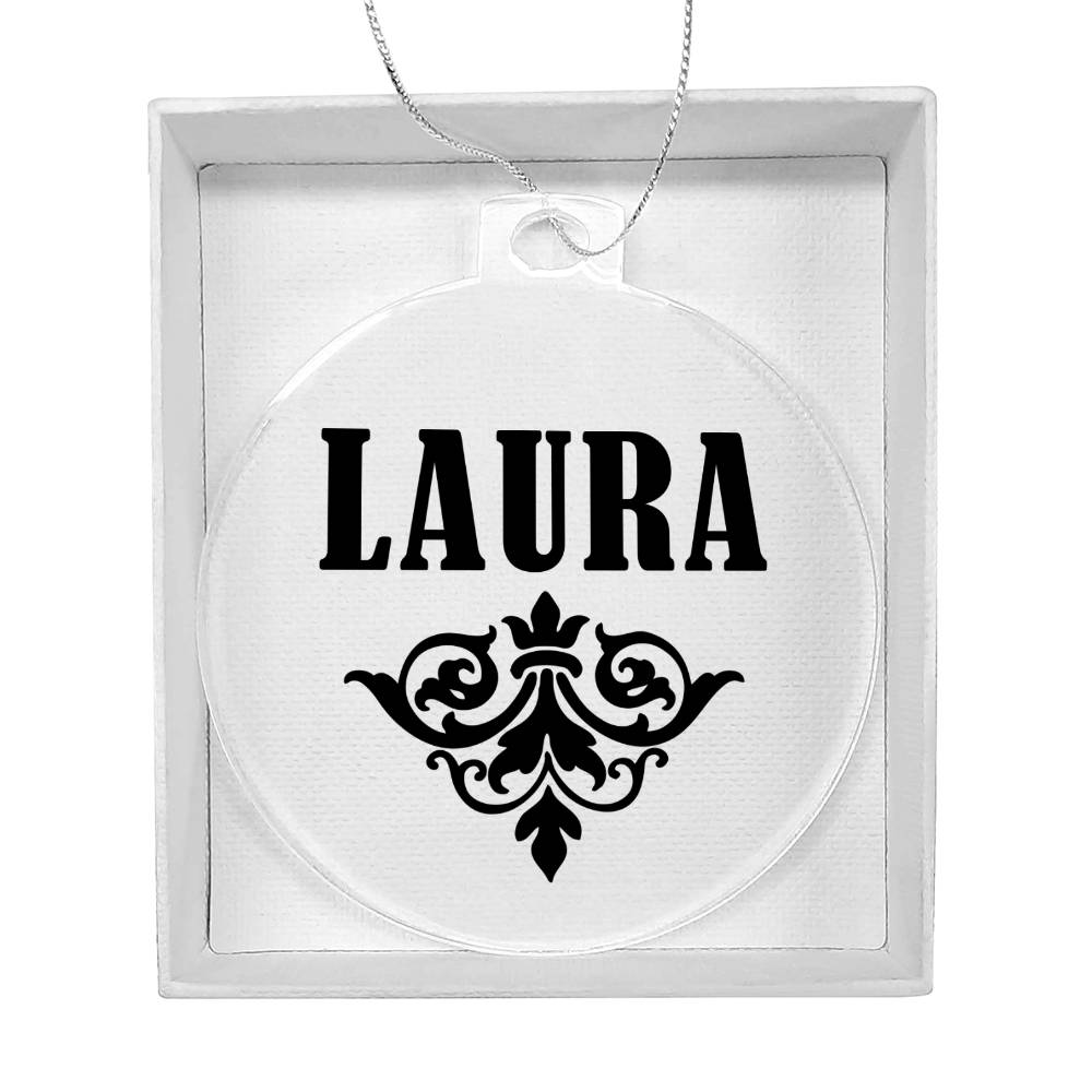 Laura v01 - Acrylic Ornament
