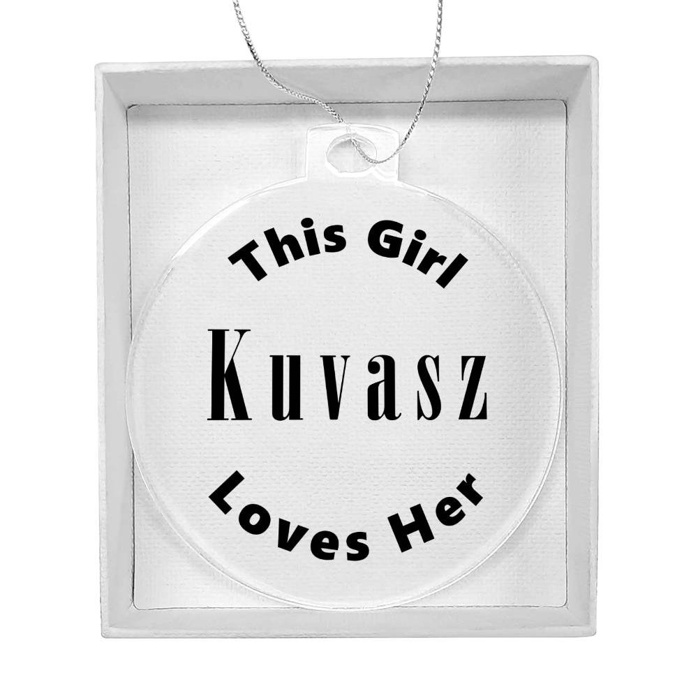Kuvasz - Acrylic Ornament