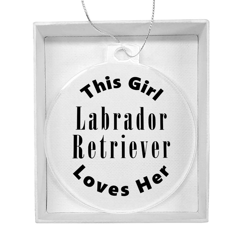 Labrador Retriever - Acrylic Ornament