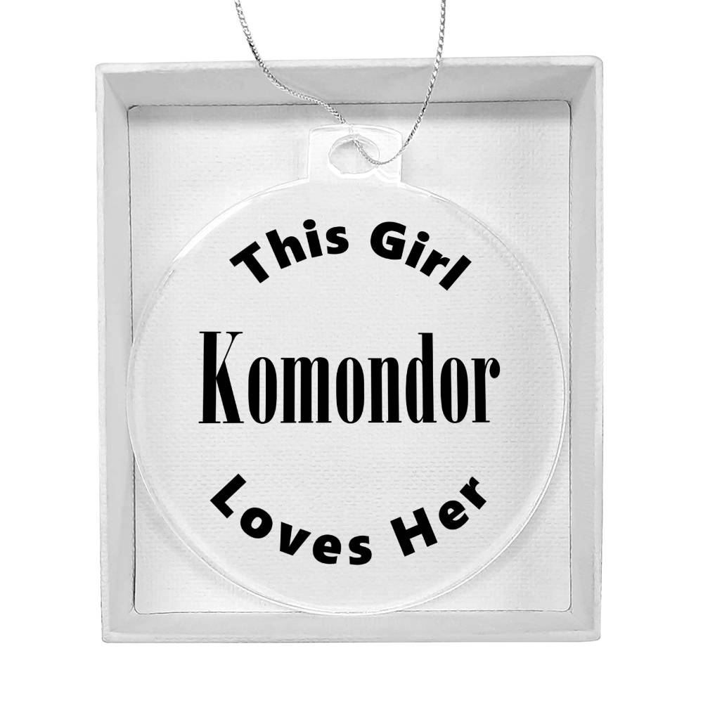 Komondor - Acrylic Ornament