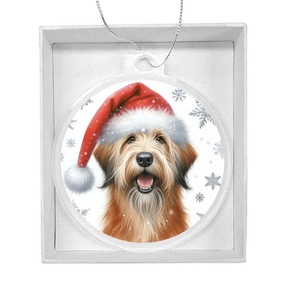 Christmas Dog - Otterhound - Acrylic Ornament