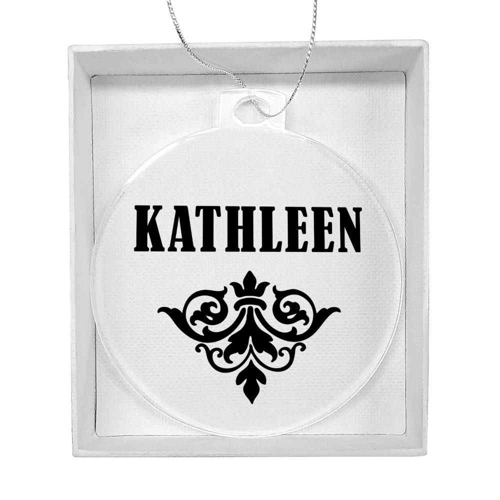 Kathleen v01 - Acrylic Ornament