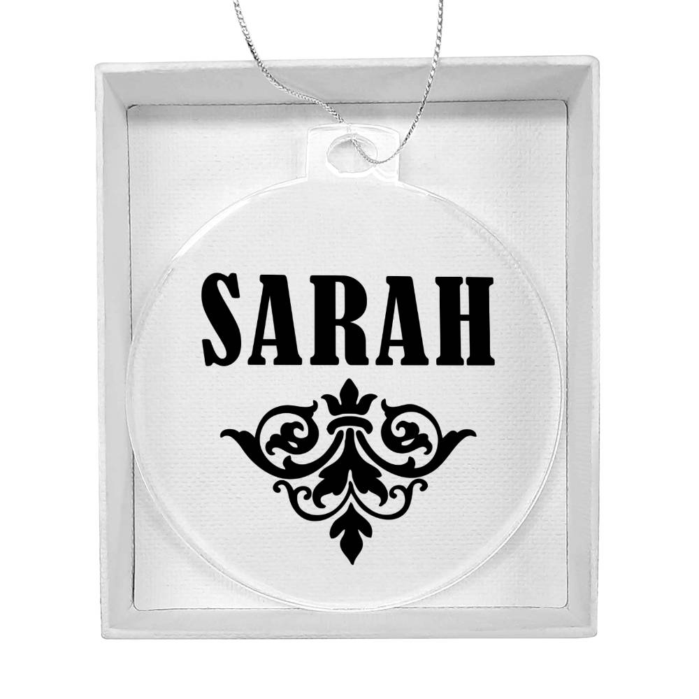 Sarah v01 - Acrylic Ornament