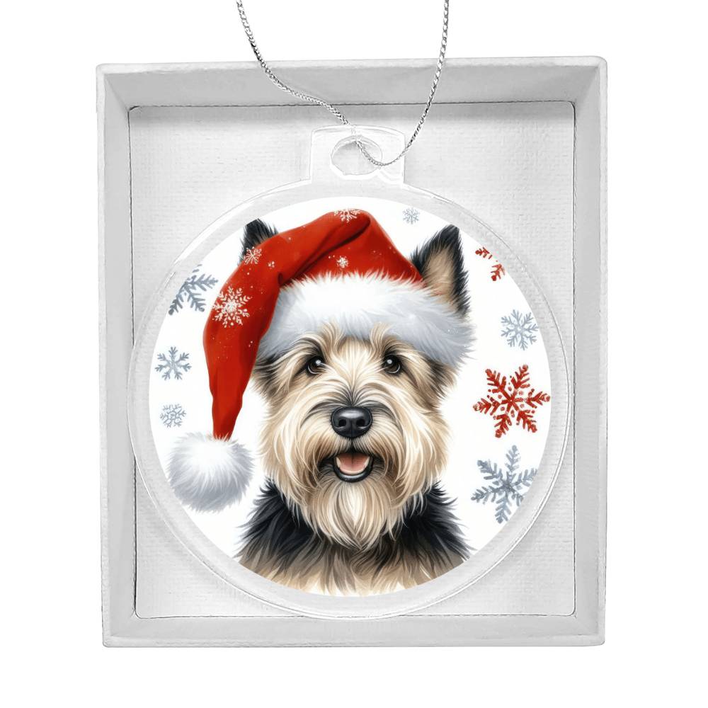 Christmas Dog - Scottish Terrier - Acrylic Ornament
