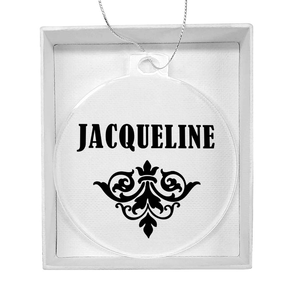 Jacqueline v01 - Acrylic Ornament