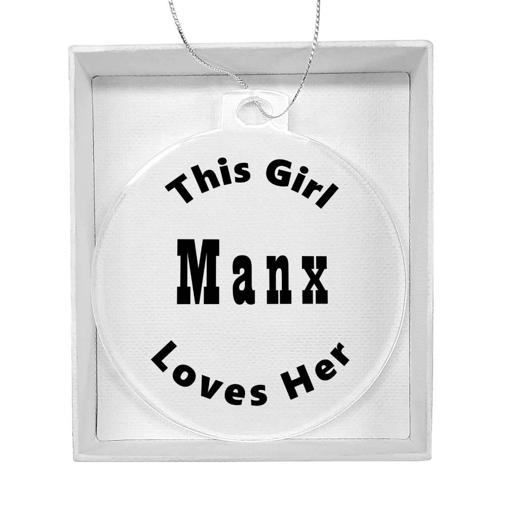 Manx - Acrylic Ornament
