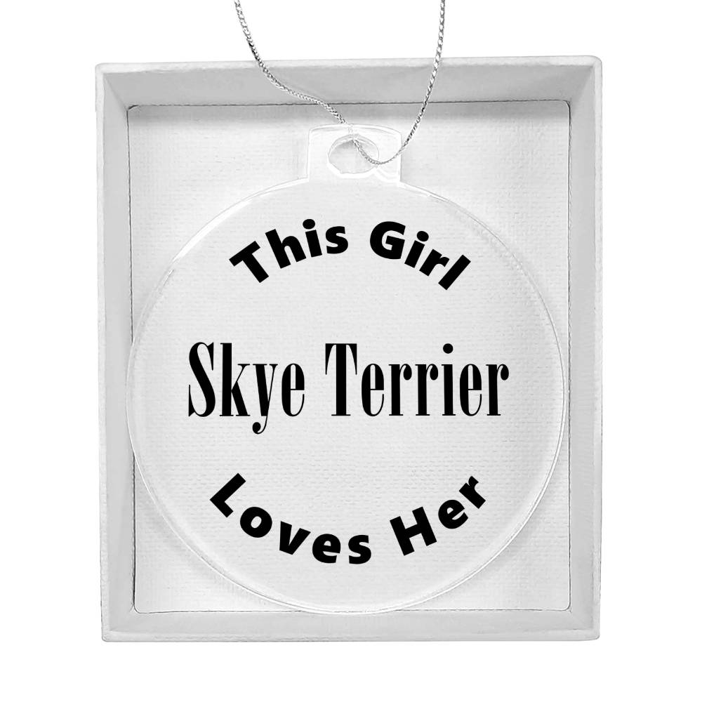 Skye Terrier - Acrylic Ornament