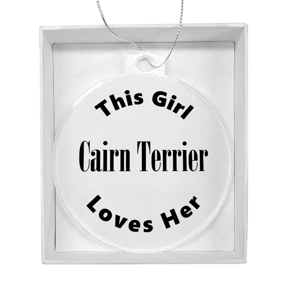 Cairn Terrier - Acrylic Ornament