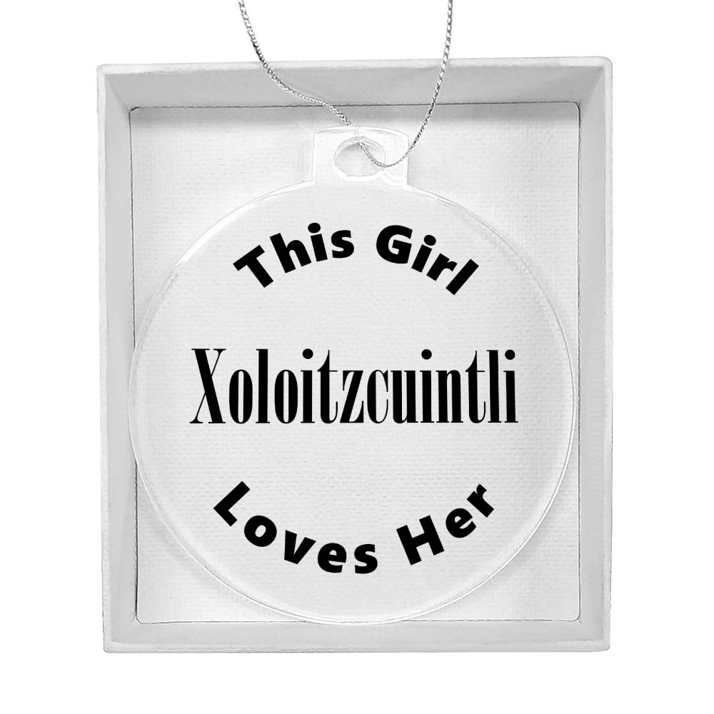 Xoloitzcuintli - Acrylic Ornament