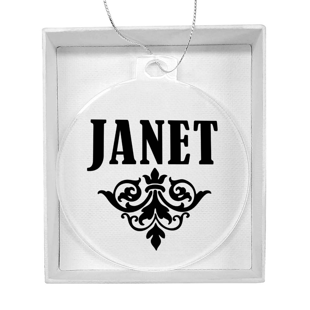 Janet v01 - Acrylic Ornament