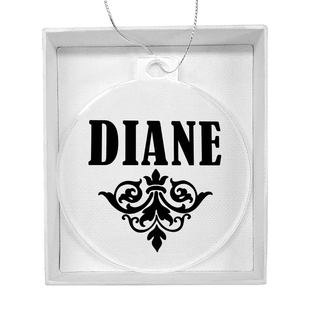 Diane v01 - Acrylic Ornament
