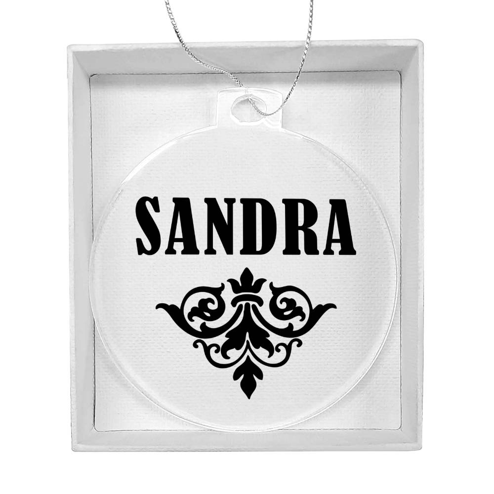 Sandra v01 - Acrylic Ornament