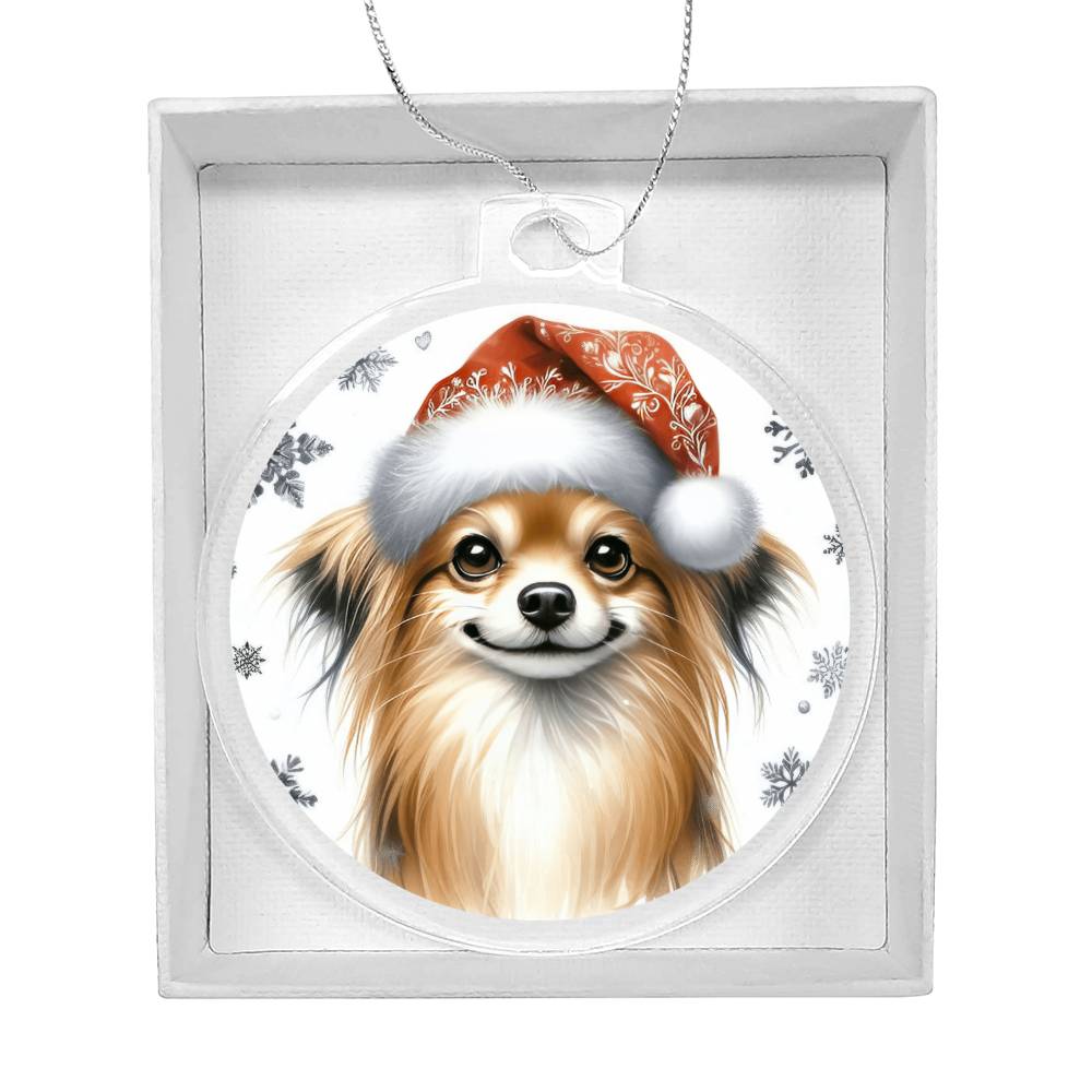 Christmas Dog - Russian Toy - Acrylic Ornament