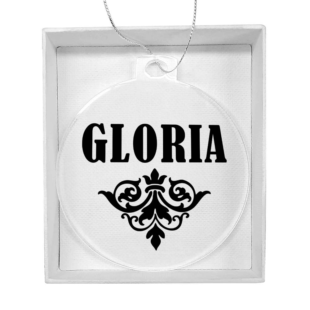 Gloria v01 - Acrylic Ornament