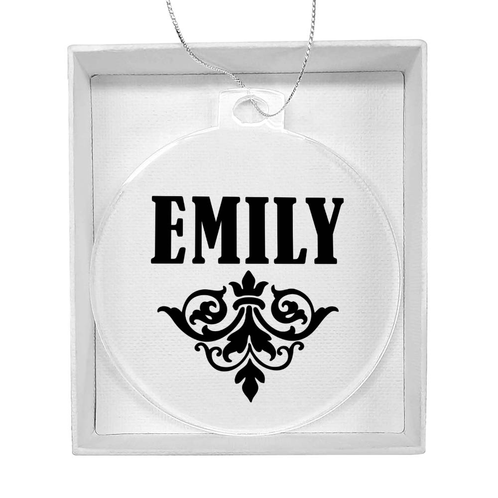 Emily v01 - Acrylic Ornament