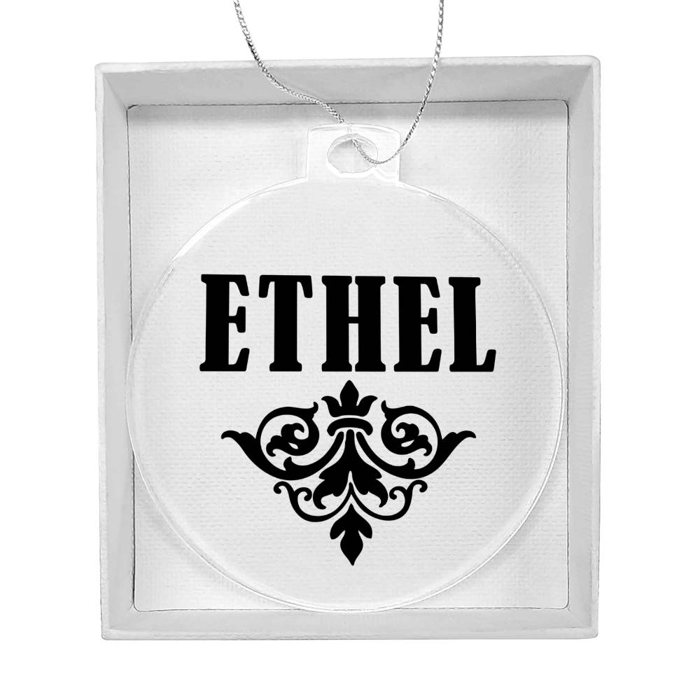 Ethel v01 - Acrylic Ornament
