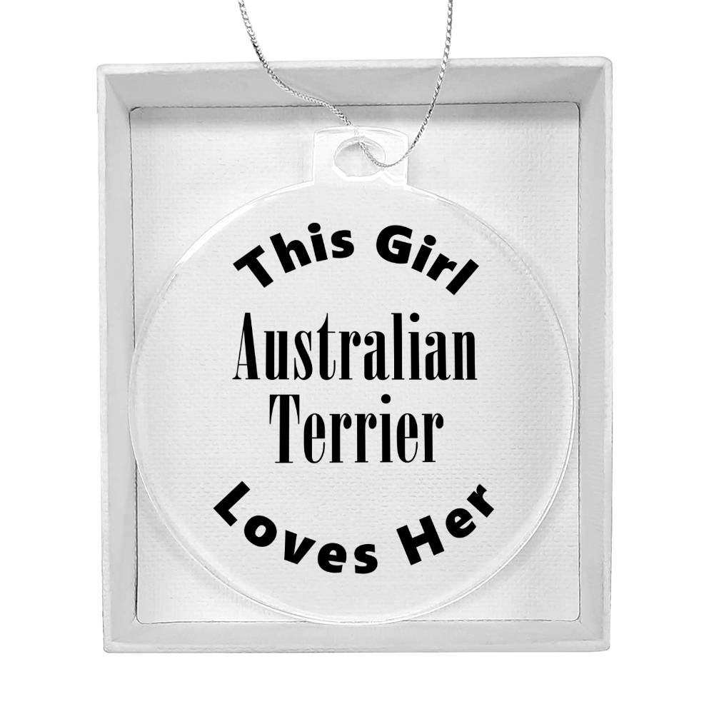 Australian Terrier - Acrylic Ornament