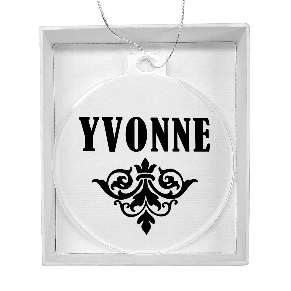 Yvonne v01 - Acrylic Ornament