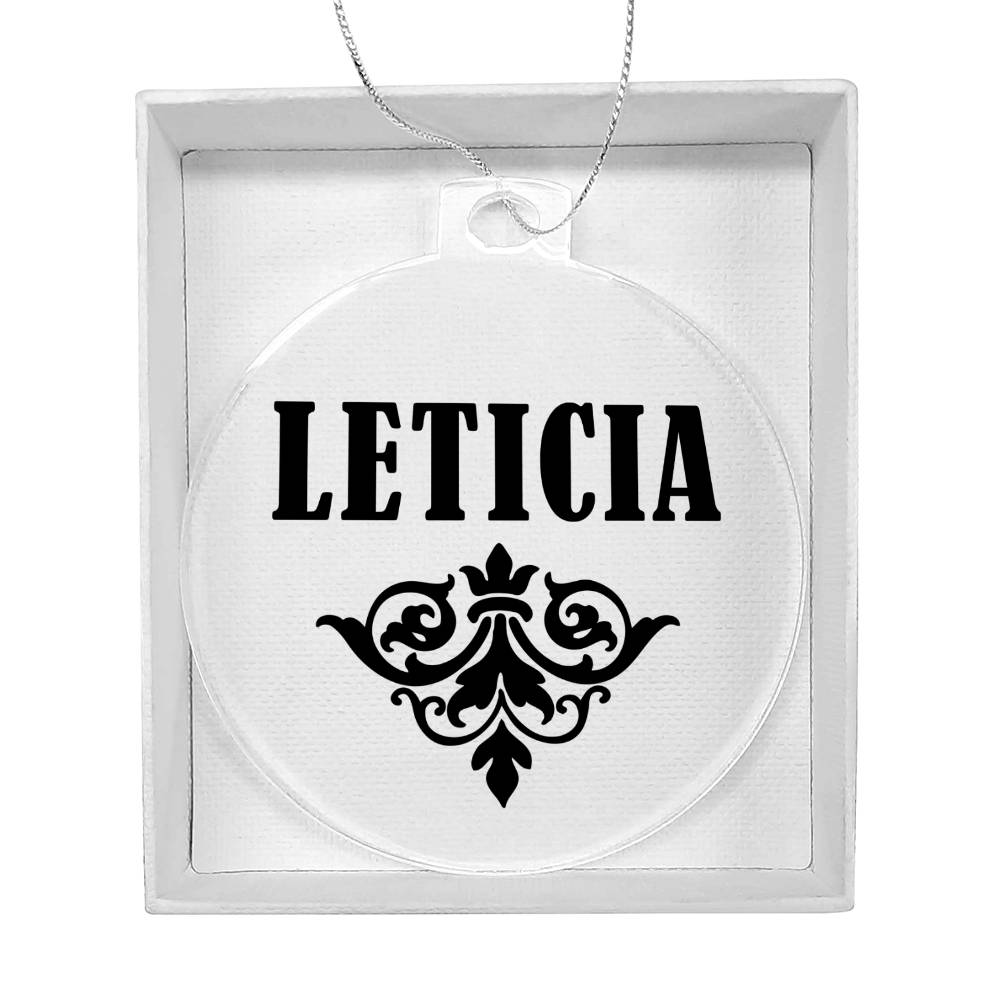 Leticia v01 - Acrylic Ornament