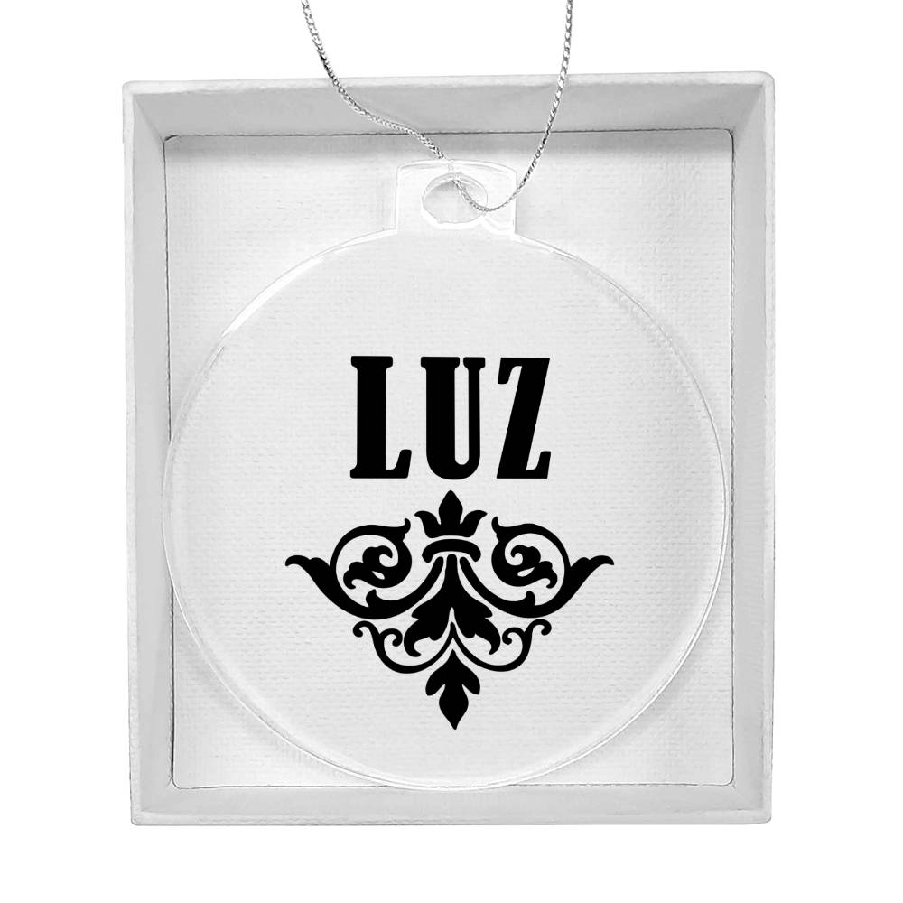 Luz v01 - Acrylic Ornament