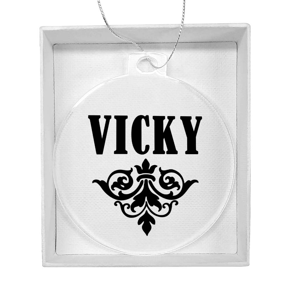 Vicky v01 - Acrylic Ornament