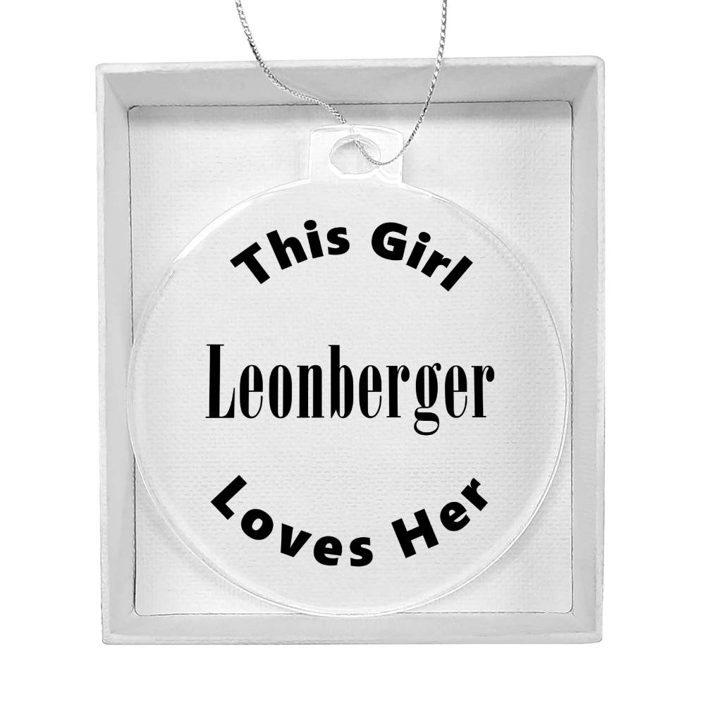 Leonberger - Acrylic Ornament