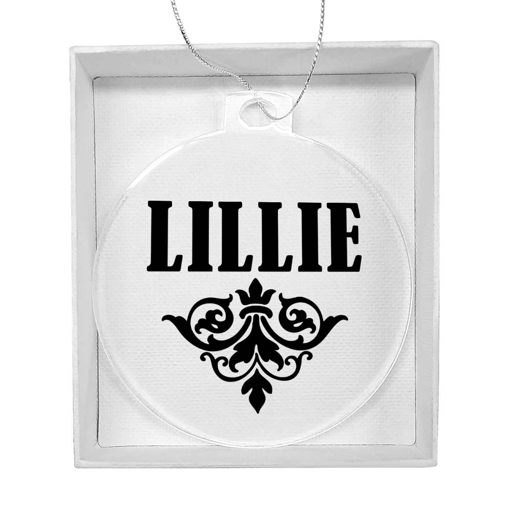 Lillie v01 - Acrylic Ornament