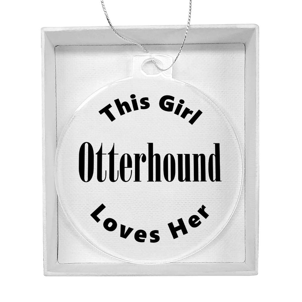 Otterhound - Acrylic Ornament