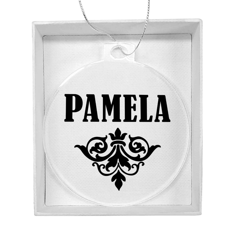 Pamela v01 - Acrylic Ornament