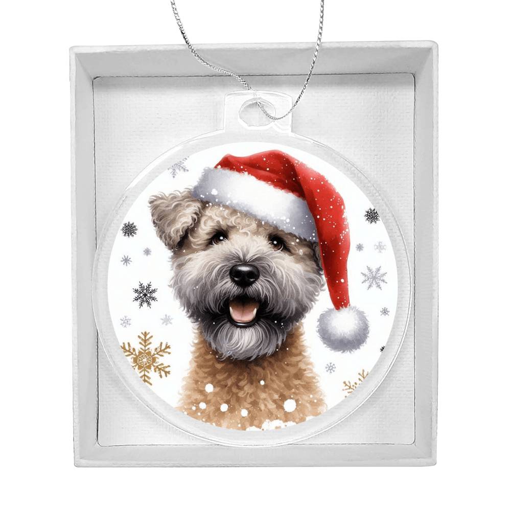Christmas Dog - Pumi - Acrylic Ornament