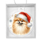 Christmas Dog - Pomeranian - Acrylic Ornament