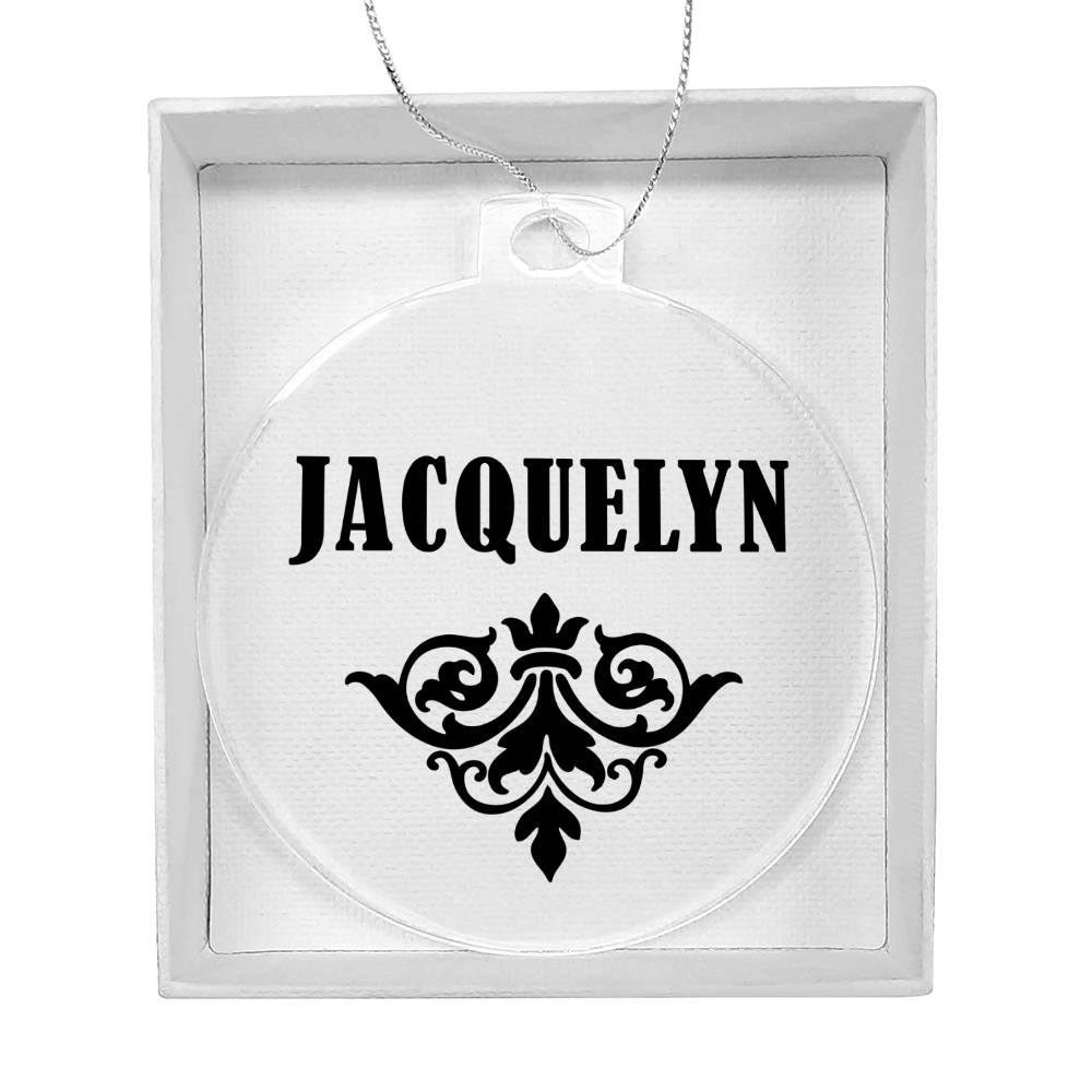 Jacquelyn v01 - Acrylic Ornament