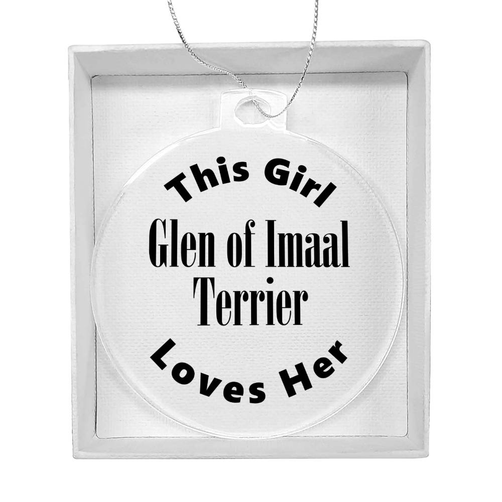 Glen of Imaal Terrier - Acrylic Ornament