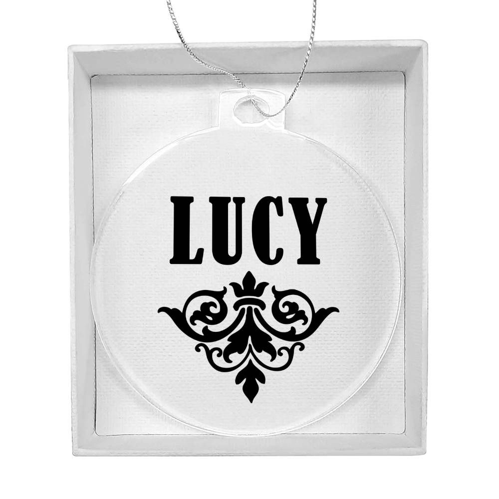 Lucy v01 - Acrylic Ornament