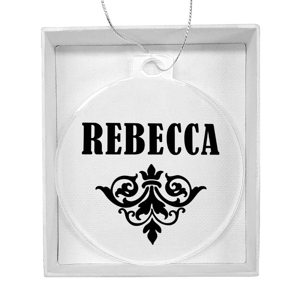 Rebecca v01 - Acrylic Ornament
