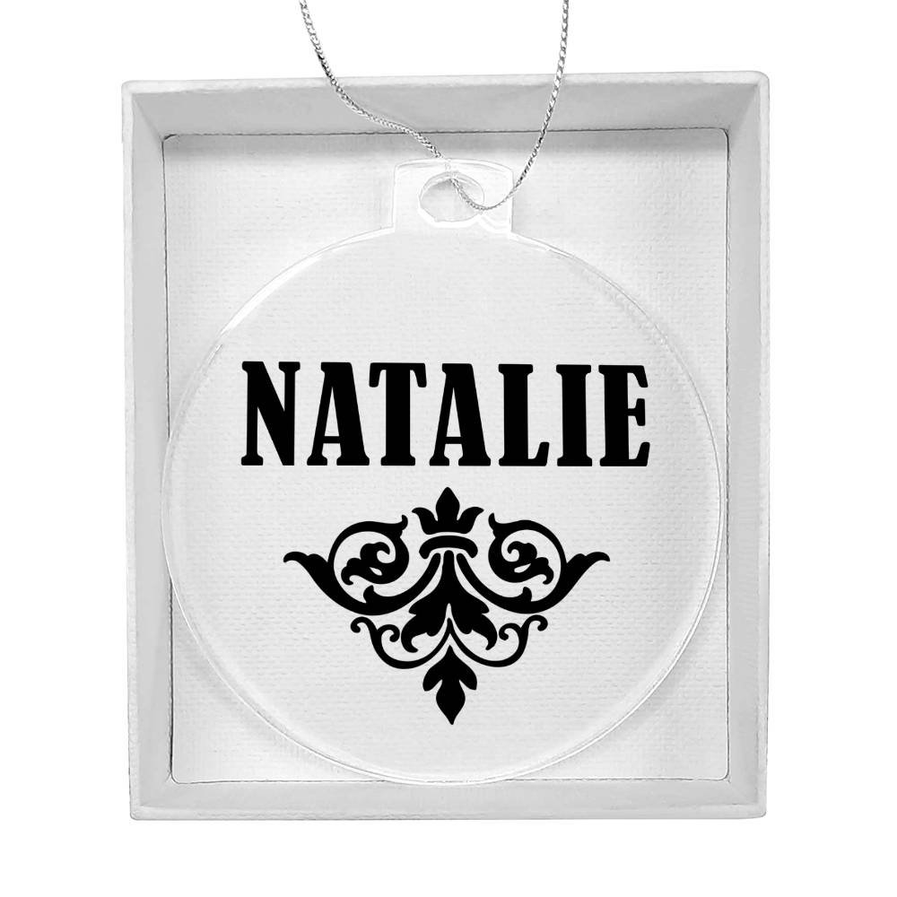 Natalie v01 - Acrylic Ornament