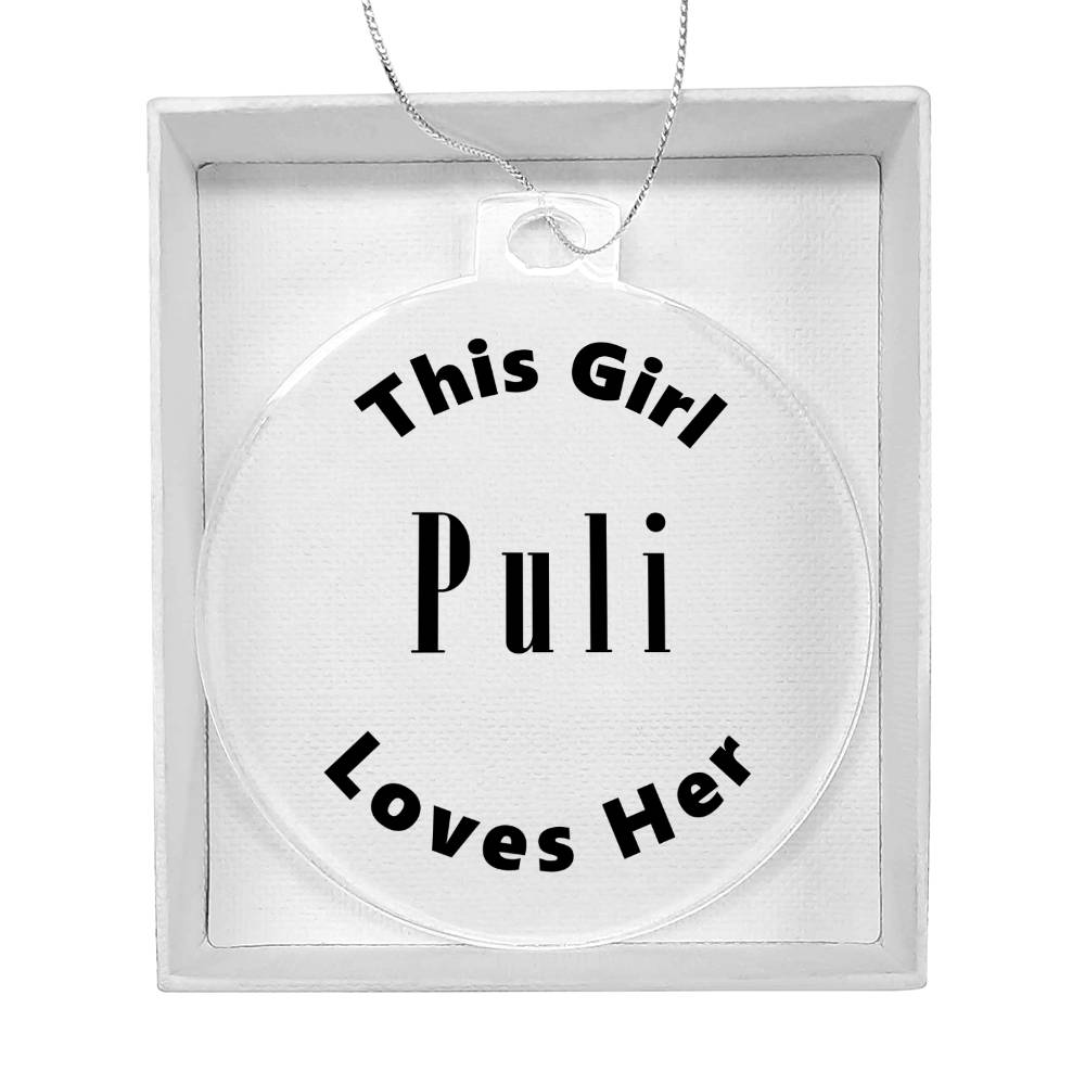 Puli - Acrylic Ornament