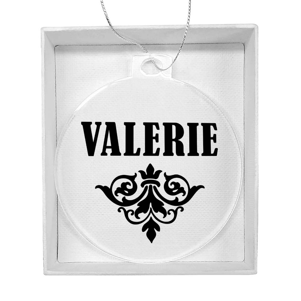 Valerie v01 - Acrylic Ornament