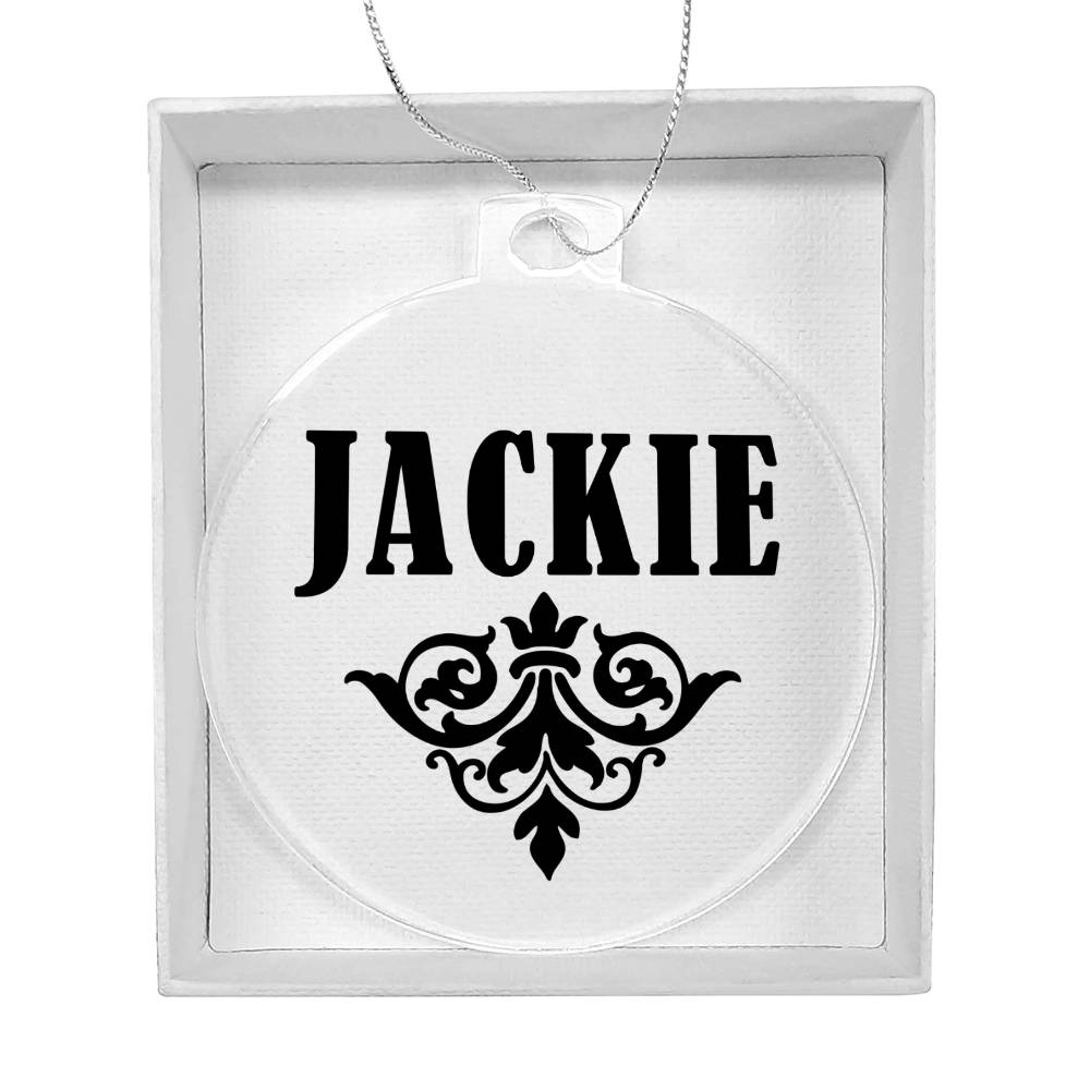 Jackie v01 - Acrylic Ornament