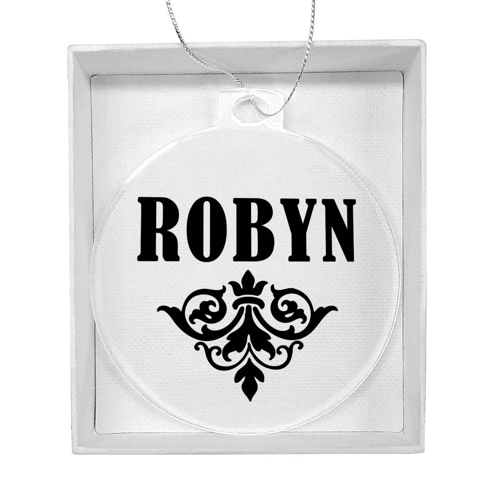 Robyn v01 - Acrylic Ornament