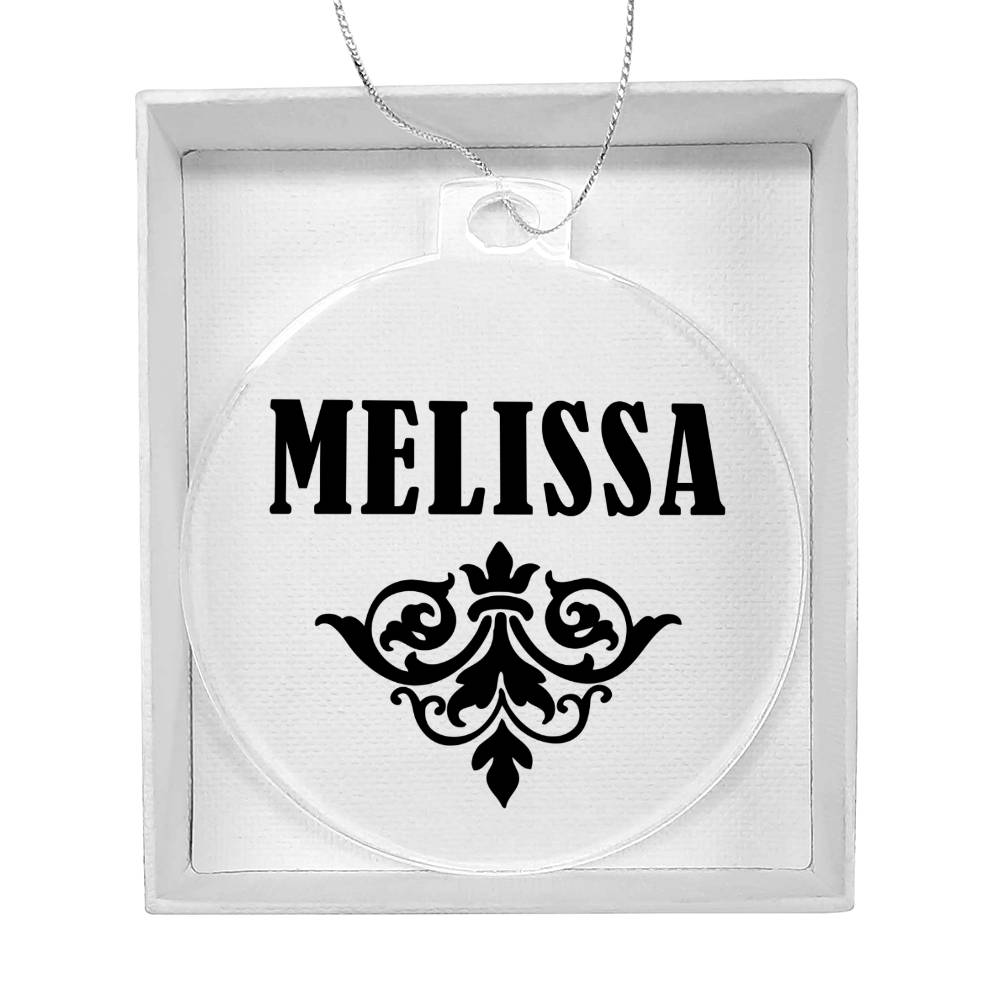 Melissa v01 - Acrylic Ornament
