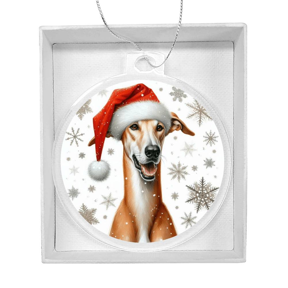 Christmas Dog - Azawakh - Acrylic Ornament