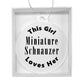 Miniature Schnauzer - Acrylic Ornament