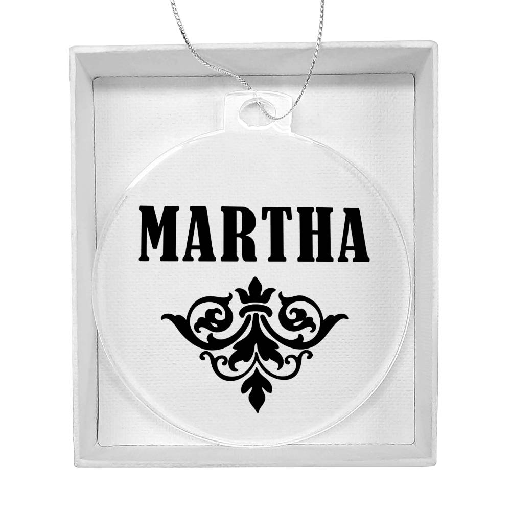 Martha v01 - Acrylic Ornament