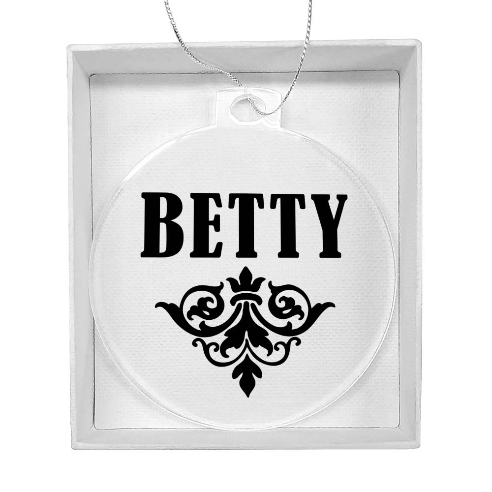 Betty v01 - Acrylic Ornament