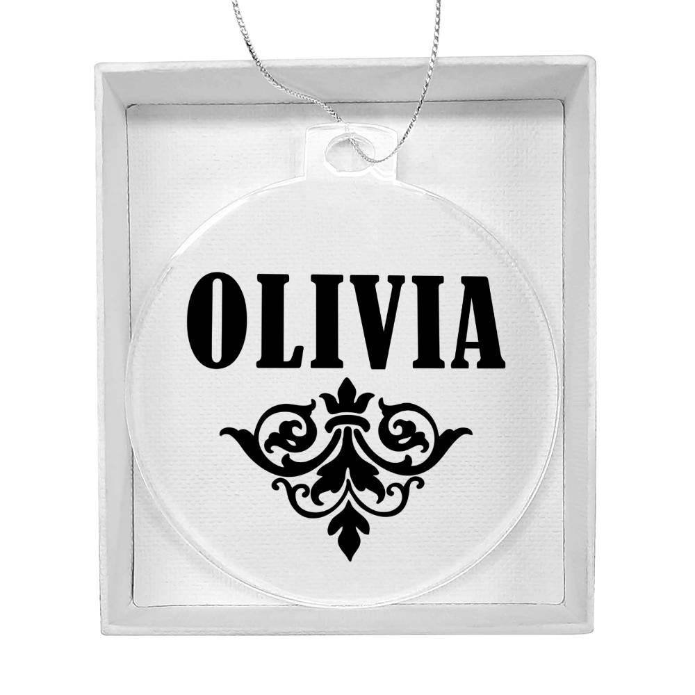 Olivia v01 - Acrylic Ornament