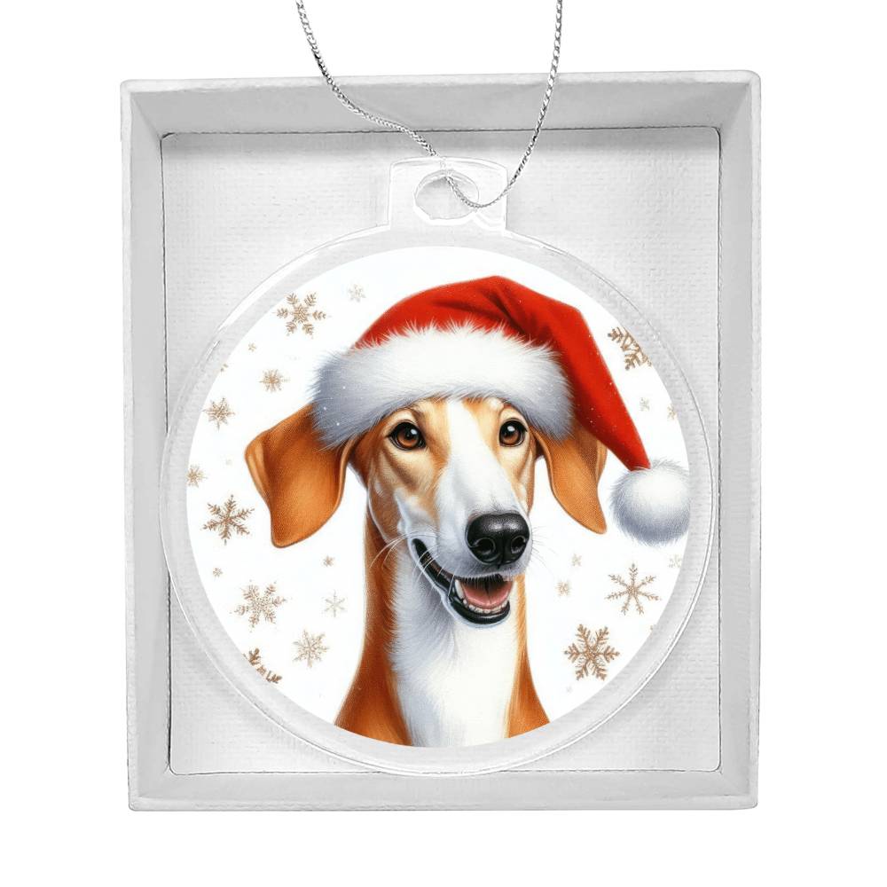 Christmas Dog - Ibizan Hound - Acrylic Ornament