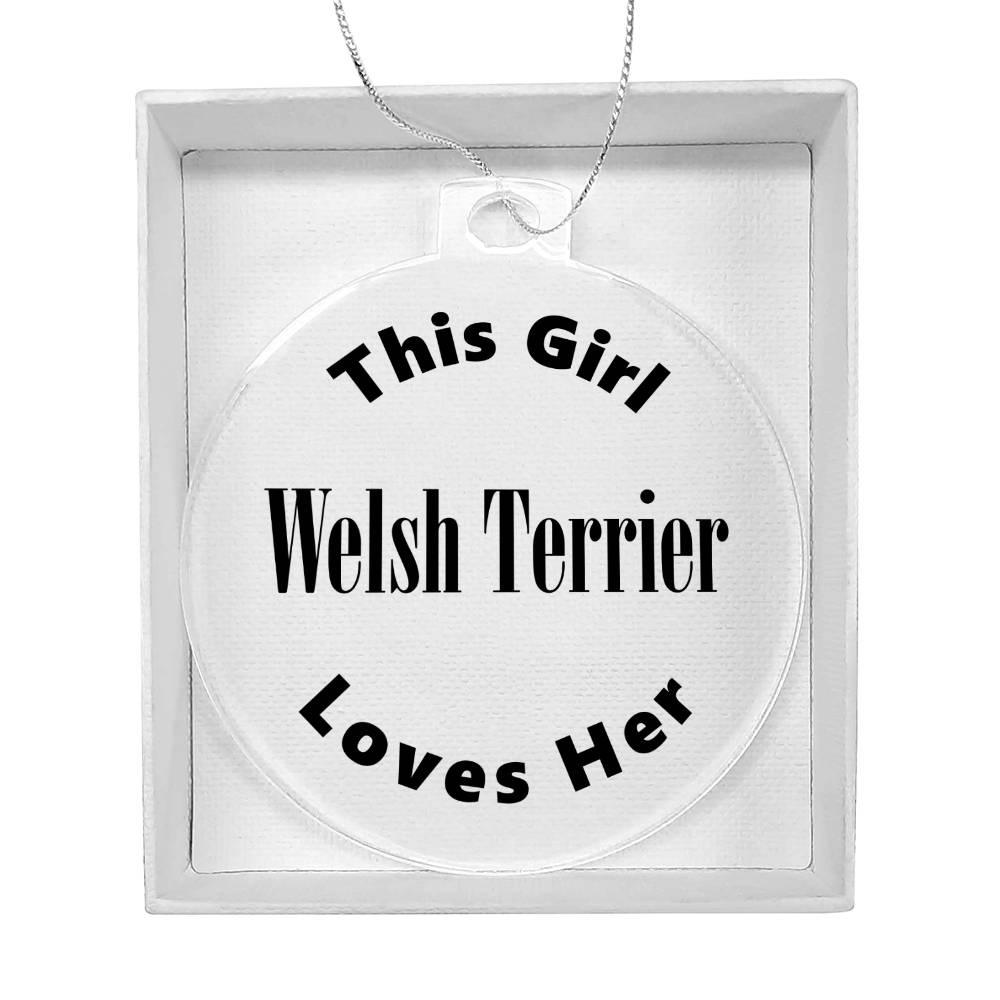 Welsh Terrier - Acrylic Ornament