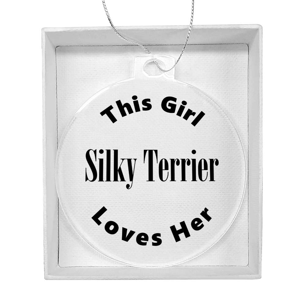 Silky Terrier - Acrylic Ornament